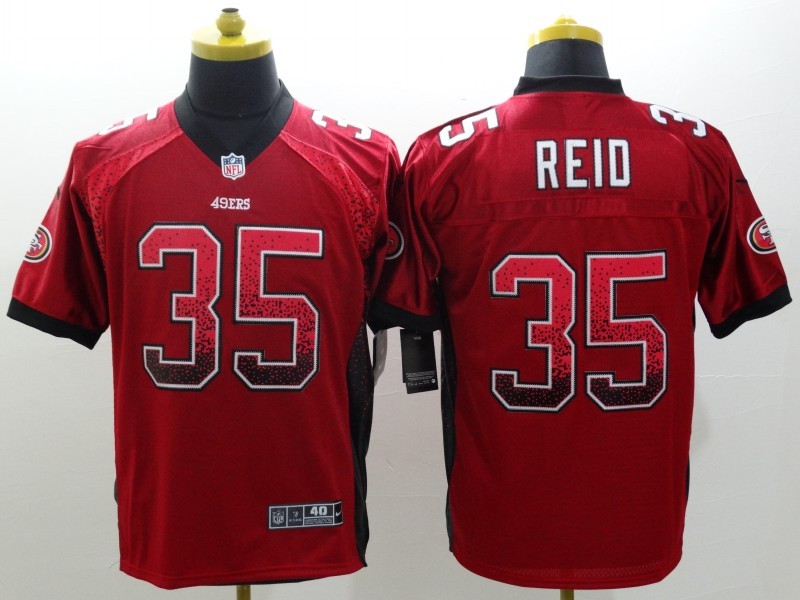 Men's San Francisco 49ers Eric Reid #35 Red Jersey